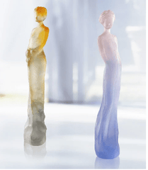 Eugenie in Pink & Yellow by Jean - Philippe Richard 375 ex Daum - Crystal House