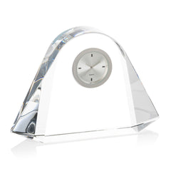 Everall Crystal Desk Clock – Luxury Executive Gift Crystal House - Crystal House
