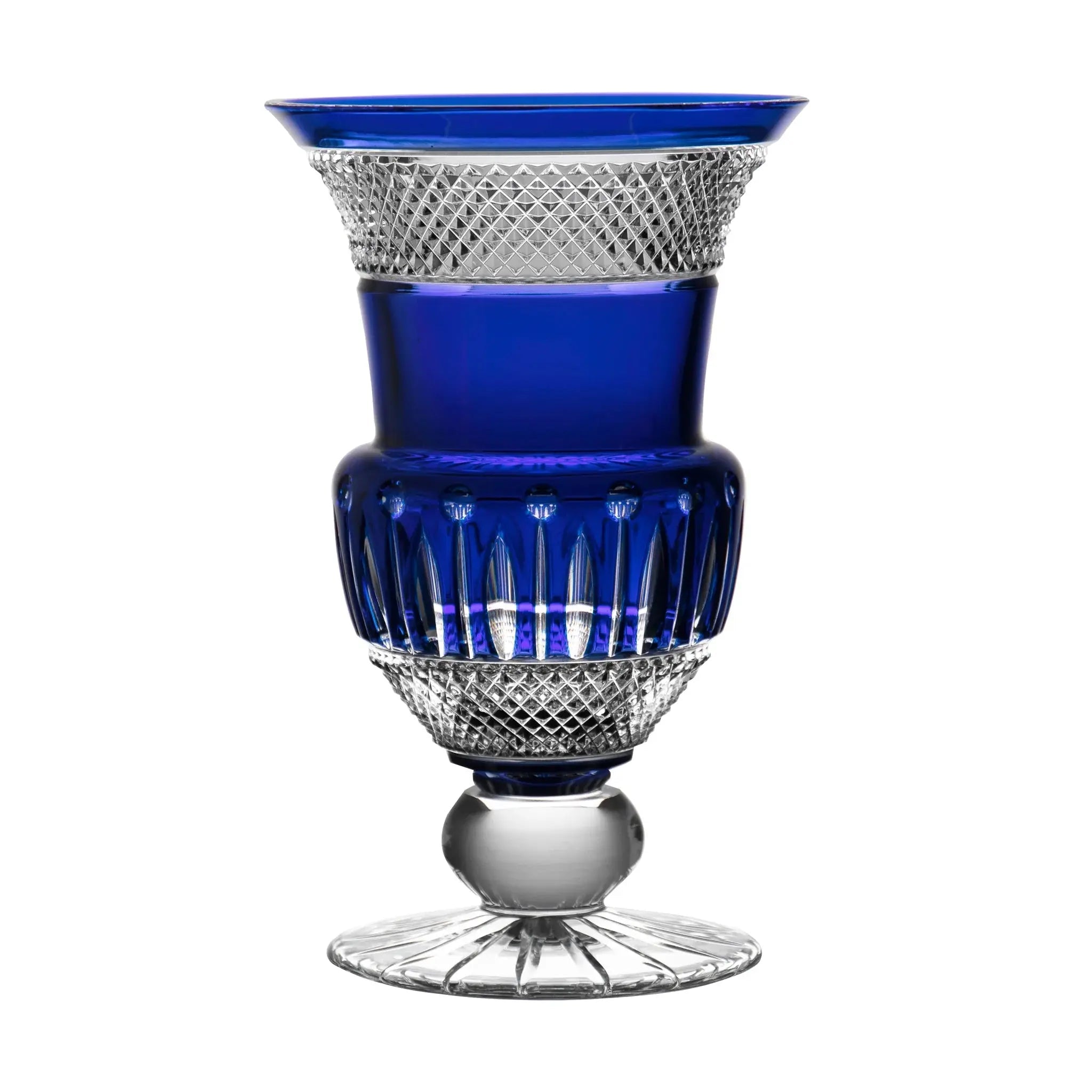 Fabergé Xenia Blue Vase 8.7 in Ajka