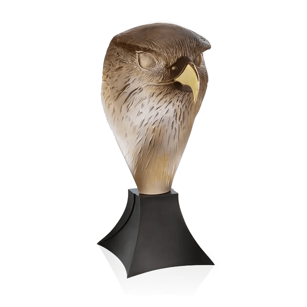 Falcon Head by Madelaine Van der Knoop 375ex Daum
