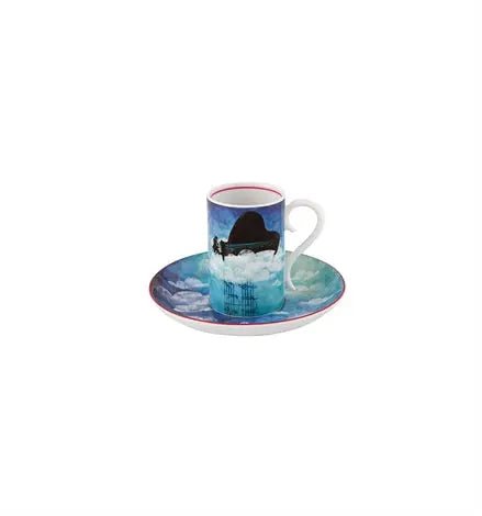 FÜR BEETHOVEN SET 4 COFFEE CUPS W/ SAUCERS Vista Alegre