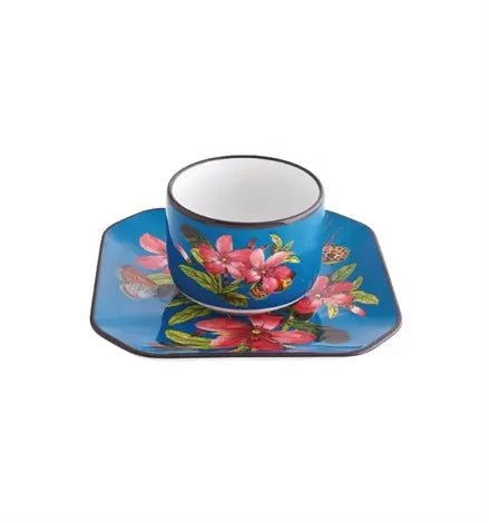 FÊTE VOS JEUX SET 4 COFFEE CUPS WITH SAUCERS Vista Alegre
