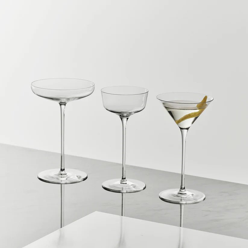 Frantzén Coupe Set of 2 - Luxury Crystal Gifts & Premium Glass Orrefors - Crystal House