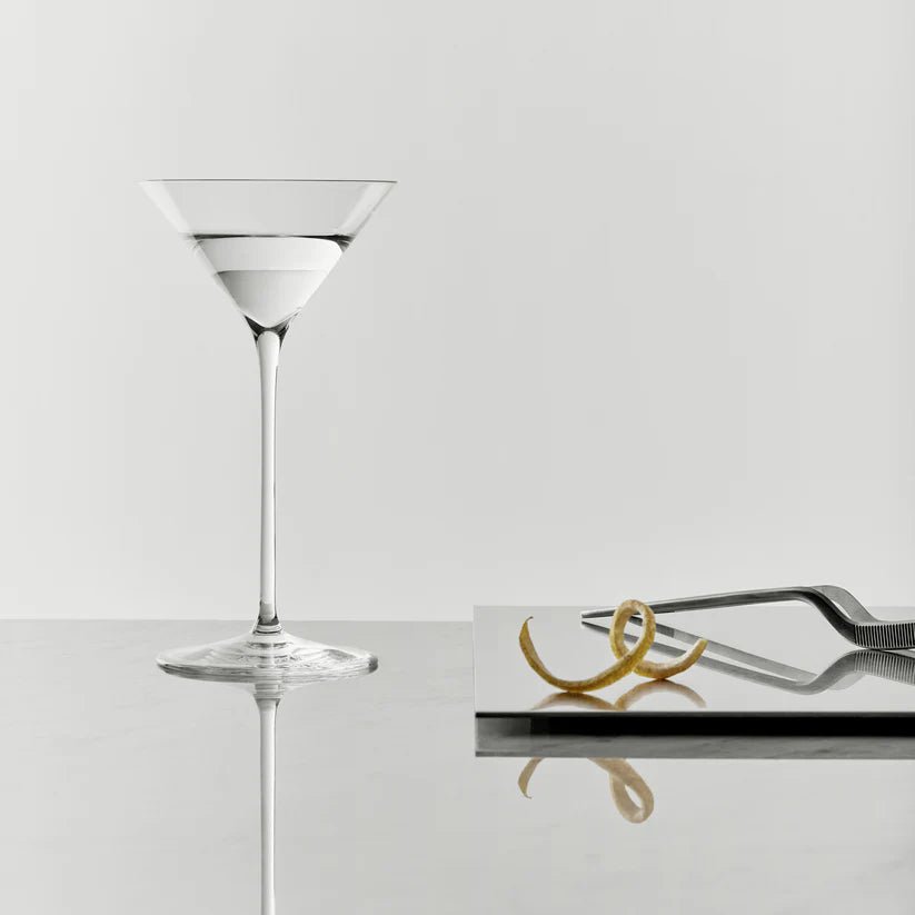 Frantzén Martini Set of 2 - Crystal Luxury Glasses Premium Gift Orrefors - Crystal House