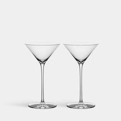 Frantzén Martini Set of 2 - Crystal Luxury Glasses Premium Gift Orrefors - Crystal House