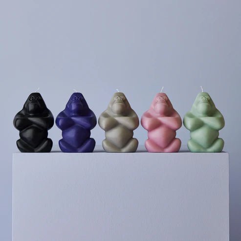 Gabba Gabba Candle Multicolor Set of 5 Kosta Boda - Crystal House
