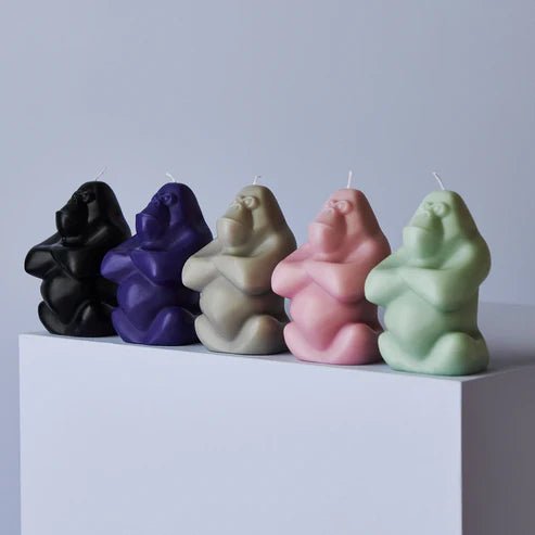 Gabba Gabba Candle Multicolor Set of 5 Kosta Boda - Crystal House