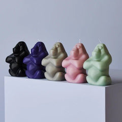 Gabba Gabba Candle Multicolor Set of 5 Kosta Boda - Crystal House