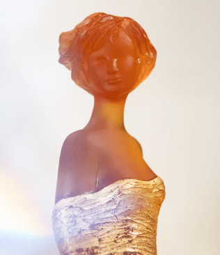 Galatea Amber & Gold by JP Richard Daum - Crystal House