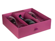Gift Box, Set of 2 Flutes with Space Crystal House - Crystal House