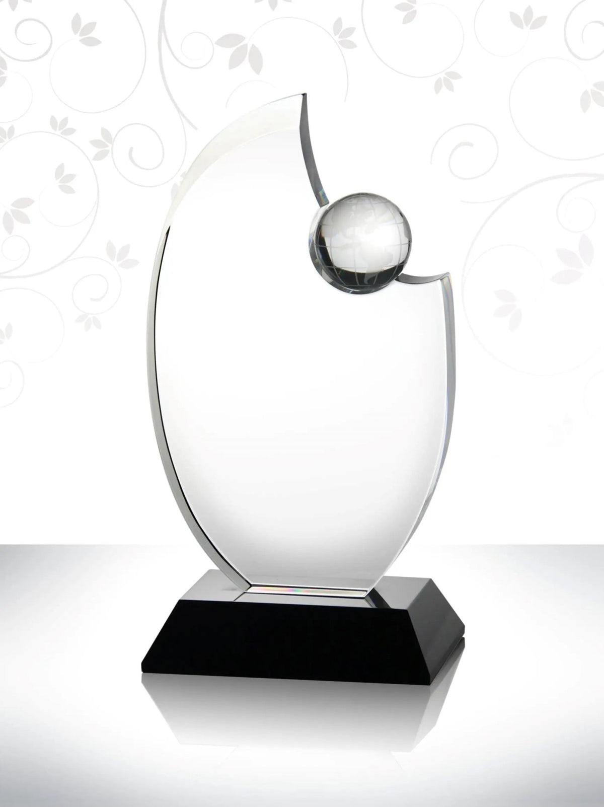 Globe Plaque Crystal House - RM