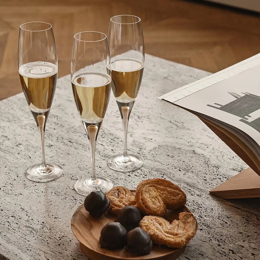 Gold Champagne Glasses