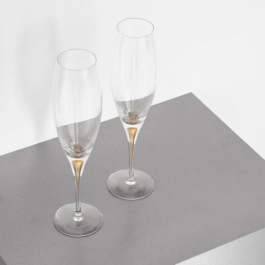 Gold Champagne Flutes
