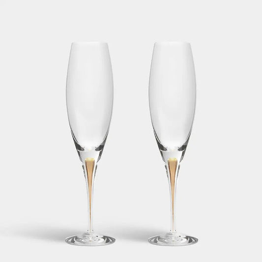 Gold Champagne Glasses