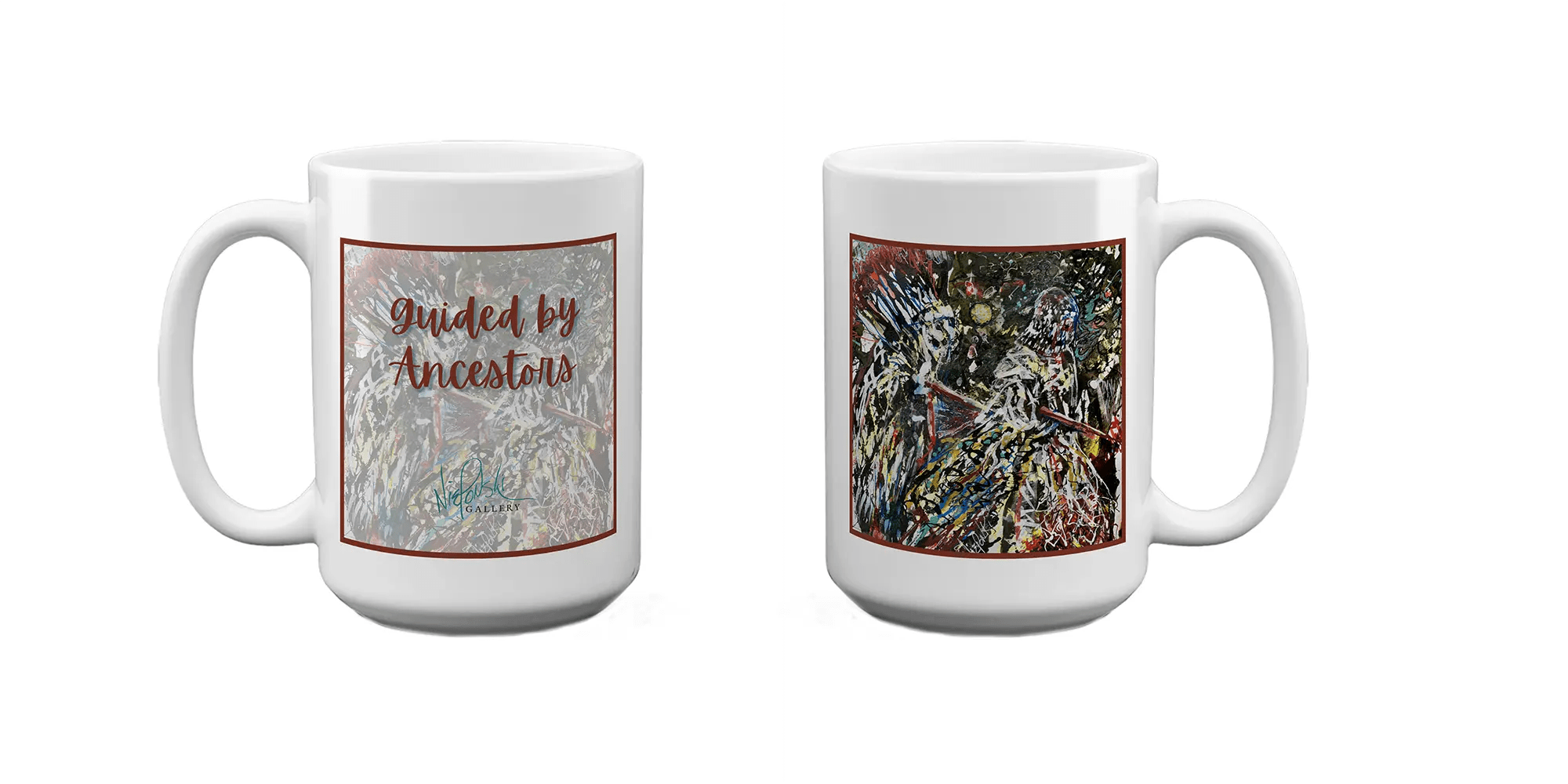 Guided by Ancestors - coffee-mugs Nieponski Gallery