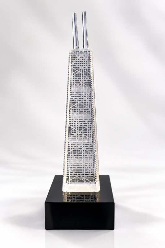 John Hancock Tower Crystal Sculpture main view