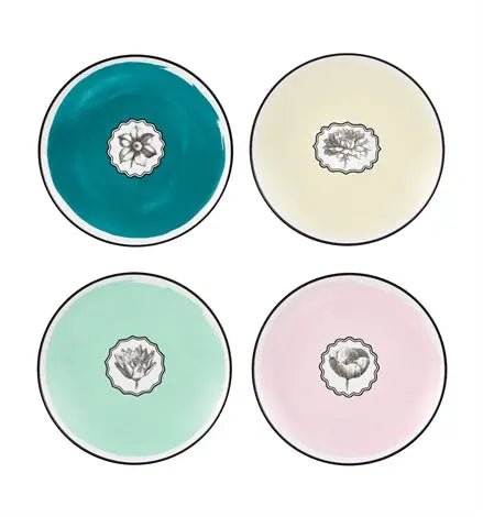 HERBARIAE SET 4 DESSERT PLATES Vista Alegre