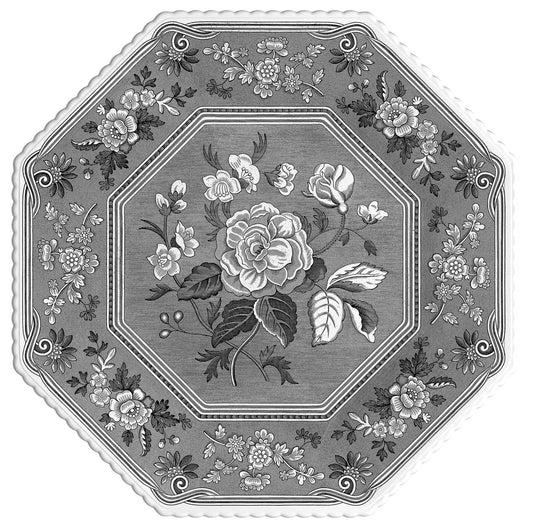 Heritage Dinnerware / Serveware / Giftware Octagonal Plate (Botanical) Spode