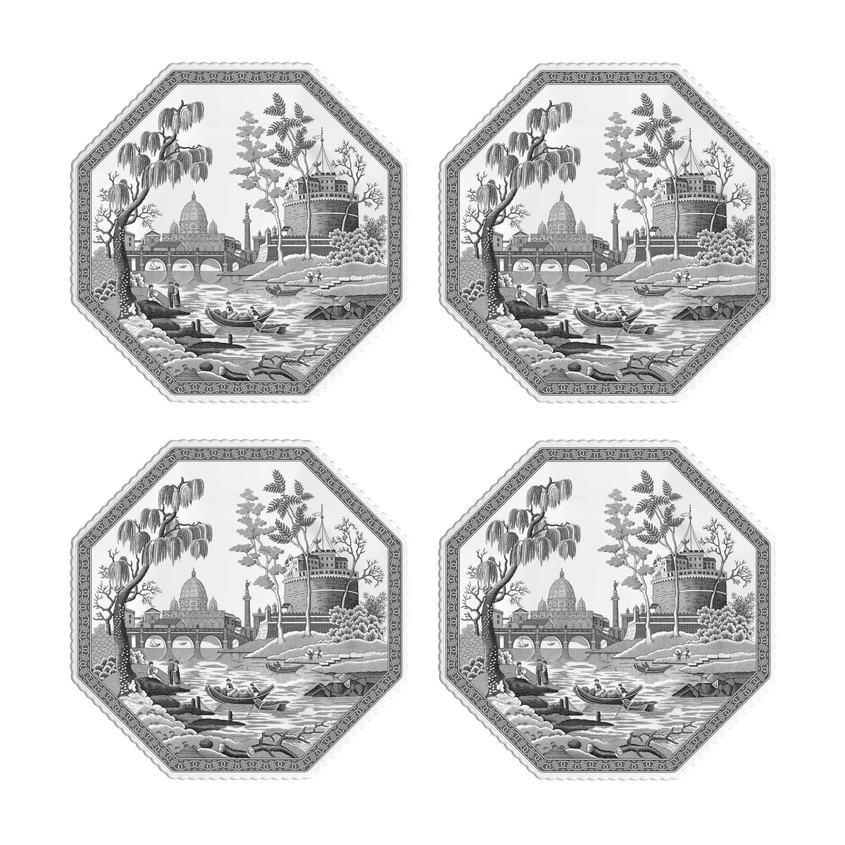 Heritage Dinnerware / Serveware / Giftware Octagonal Plate (Rome) Spode