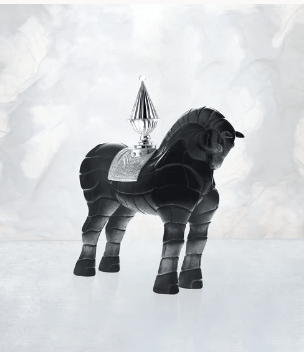 Horse Carrying Fire by Hilton McConnico 375 ex Daum - Crystal House