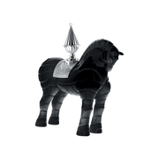 Horse Carrying Fire by Hilton McConnico 375 ex Daum