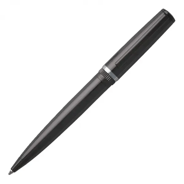HUGO BOSS Ballpoint Pen Gear Metal Chrome (Dual Branding) Crystal House Promo