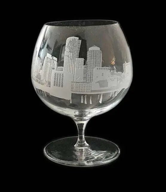 I Love Boston Brandy Snifter