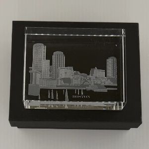 I Love Boston Skyline Crystal House - Skyline - Crystal House