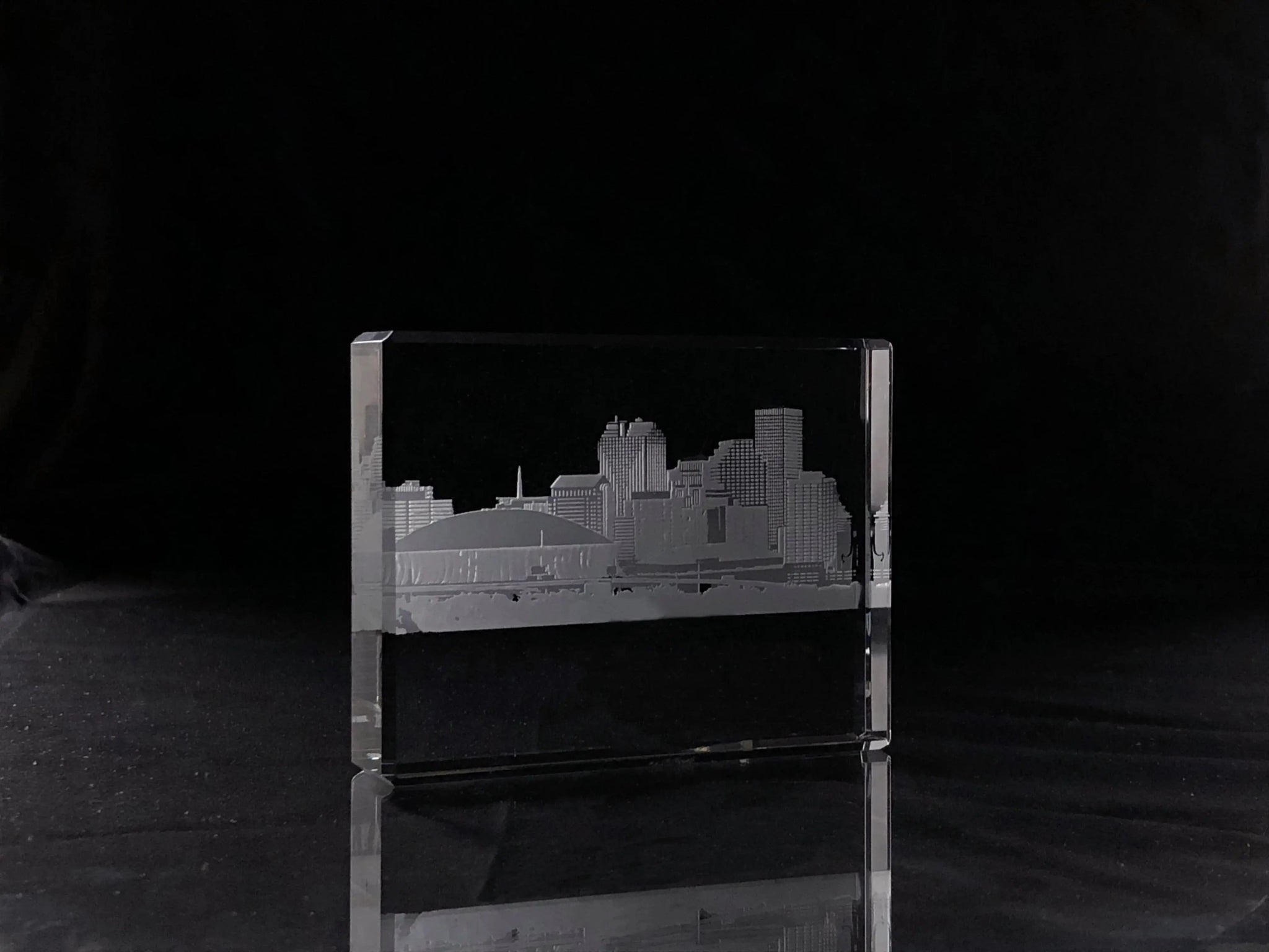 I Love New Orleans Skyline Paperweight Crystal House