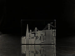 I Love San Francisco Skyline Paperweight Crystal House