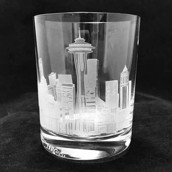 I Love Seattle Whiskey DOF Crystal House