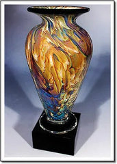 Indigo Athena Vase - 1969 Monarch Custom Glass
