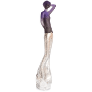 Inès in Grey, Purple & Silver by Jean-Philippe Richard 75 ex Daum