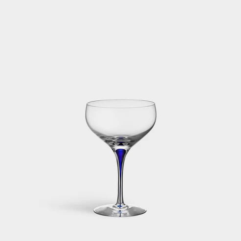 Intermezzo Blue Coupe Orrefors - Crystal House