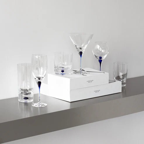 Intermezzo Blue Double Old Fashioned Orrefors - Crystal House