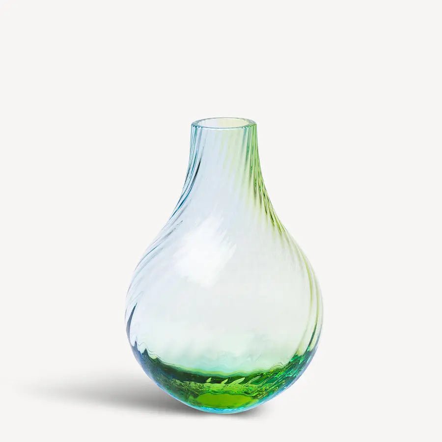 Iris Vase Blue/Green Kosta Boda