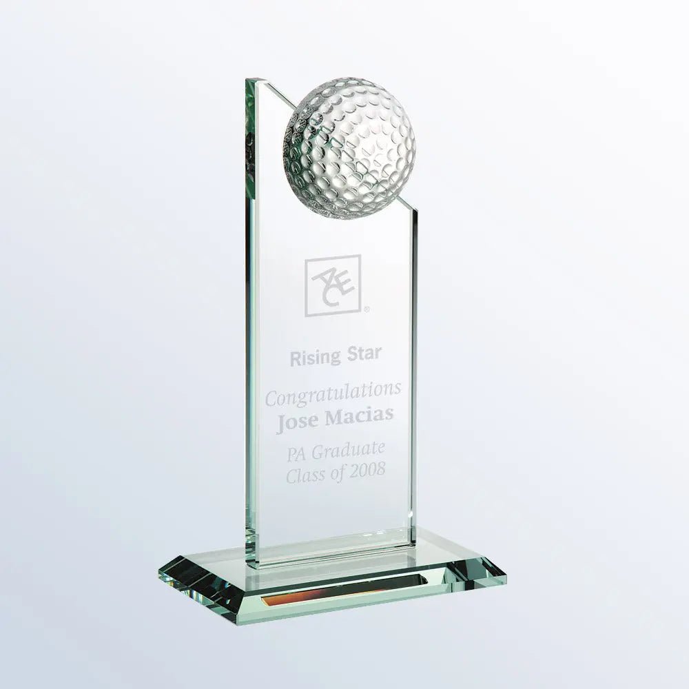 JADE GLASS GOLF PINNACLE Crystal House - Prism