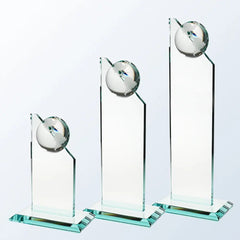 JADE GLASS WORLD GLOBE PINNACLE Crystal House - Prism