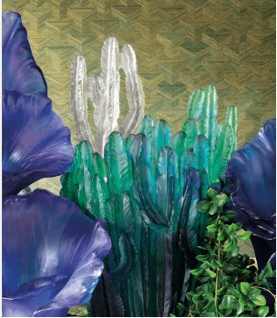 Jardin de Cactus Grey Cactus by Emilio Robba Daum - Crystal House