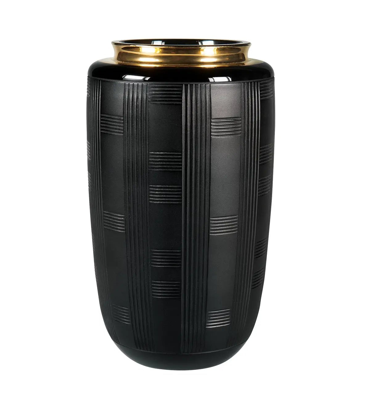 JET BLACK CASE WITH SMALL VASE Vista Alegre