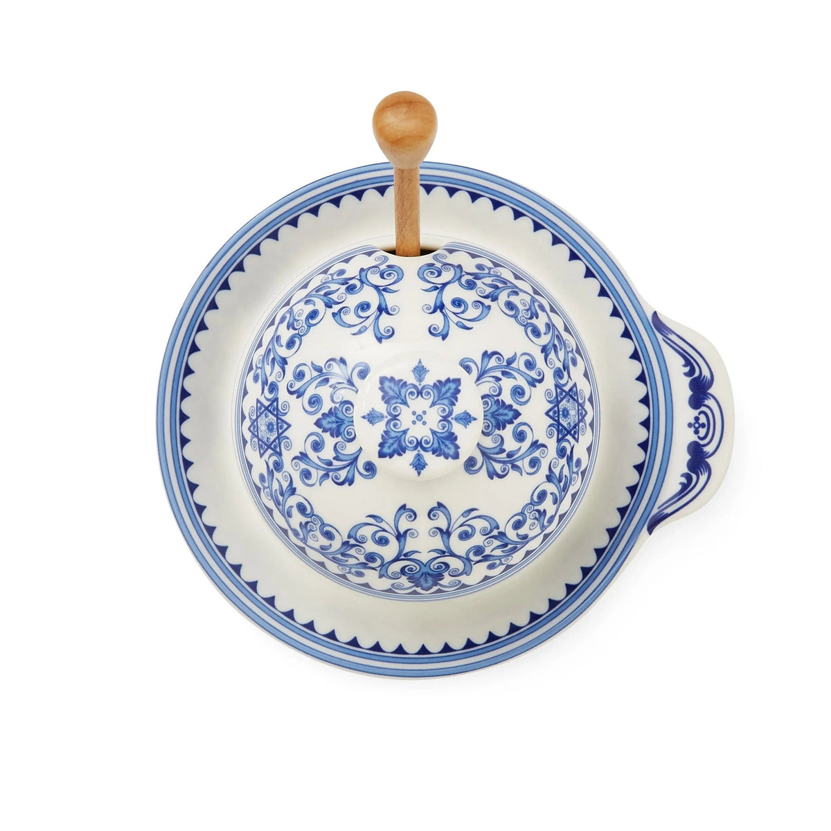 Judaica Giftware / Accessories Honey Pot with Drizzler Spode