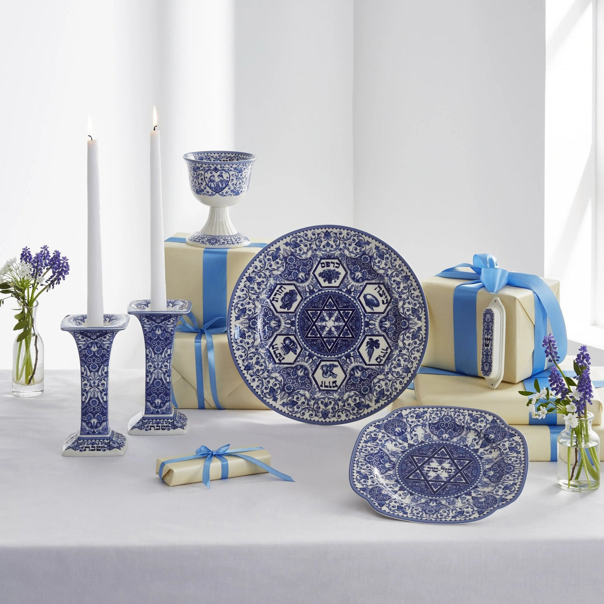 Judaica Giftware / Accessories Sabbath Candlesticks S/2 Spode