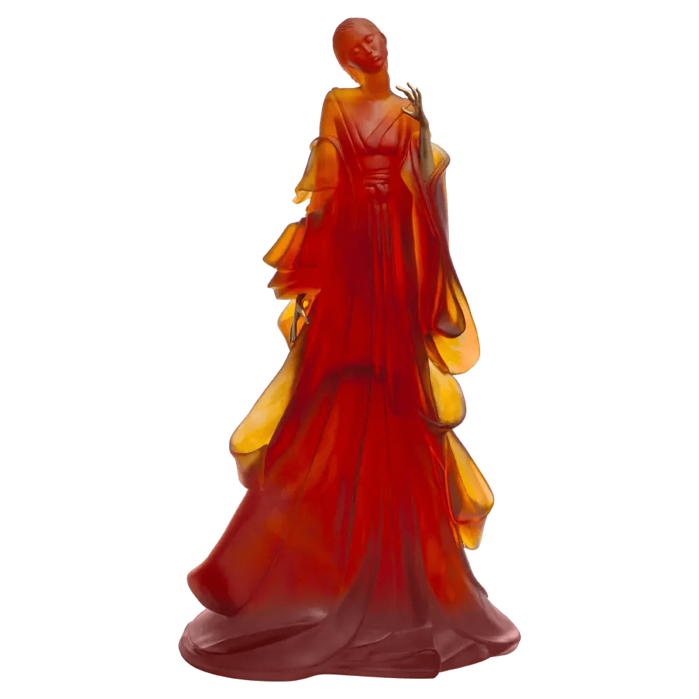 Kabuki in Amber by Marie-Paule Deville Chabrolle 375 ex Daum