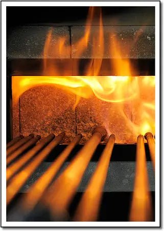 Kilauea Flame Tear drop - 1903 Monarch Custom Glass