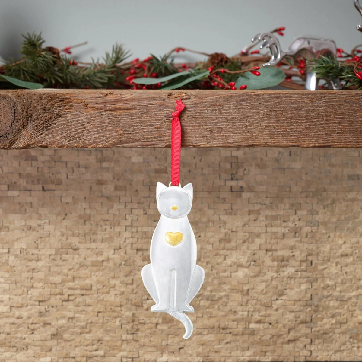 Kitty Ornament Nambé