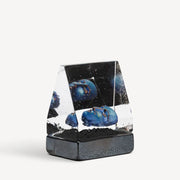 Kosta Boda Blue Glass House Sculpture Decor Kosta Boda - Crystal House