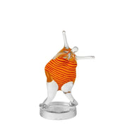 Kosta Boda Happiness Glass Sculpture Handcrafted Swedish Art Figurine Kosta Boda - Crystal House