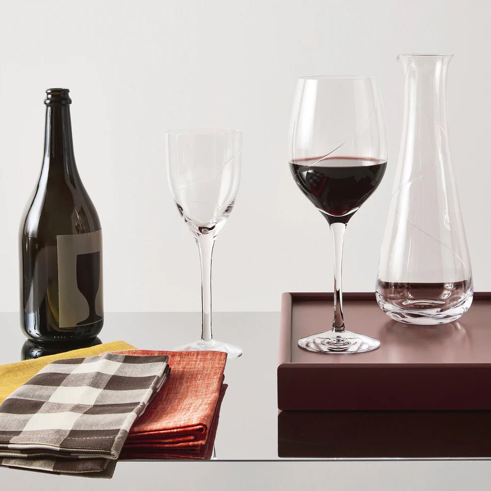 Kosta Boda Line Wine Glass 7 oz – Handmade Crystal Kosta Boda - Crystal House