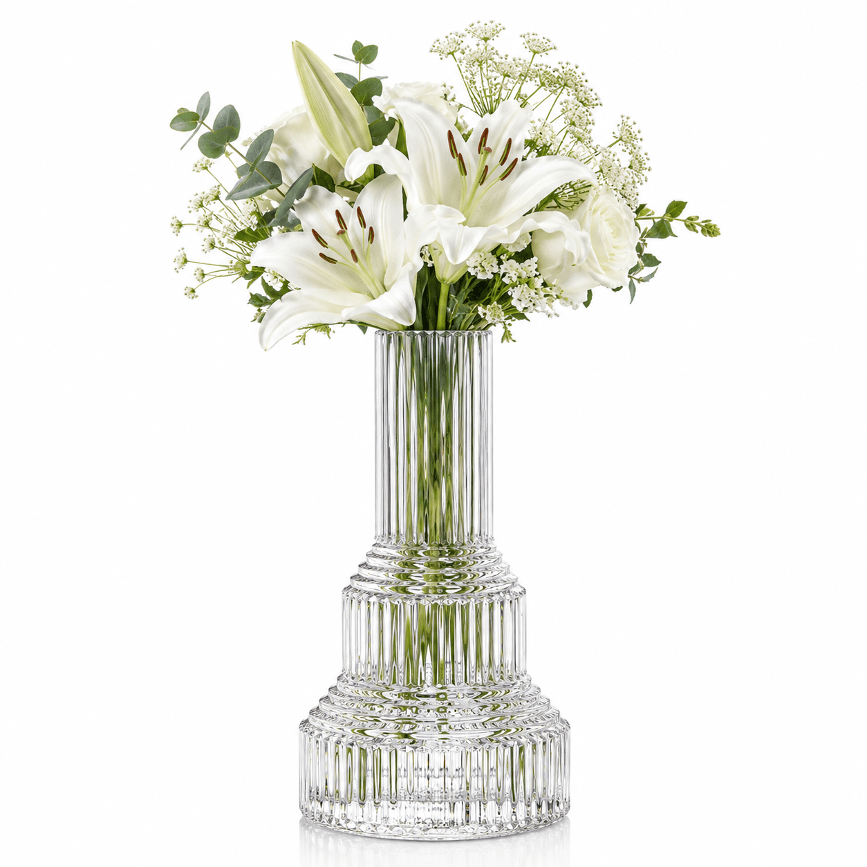 Kosta Boda Pavilion Vase Clear Small Crystal Home Decor Gift Kosta Boda - Crystal House