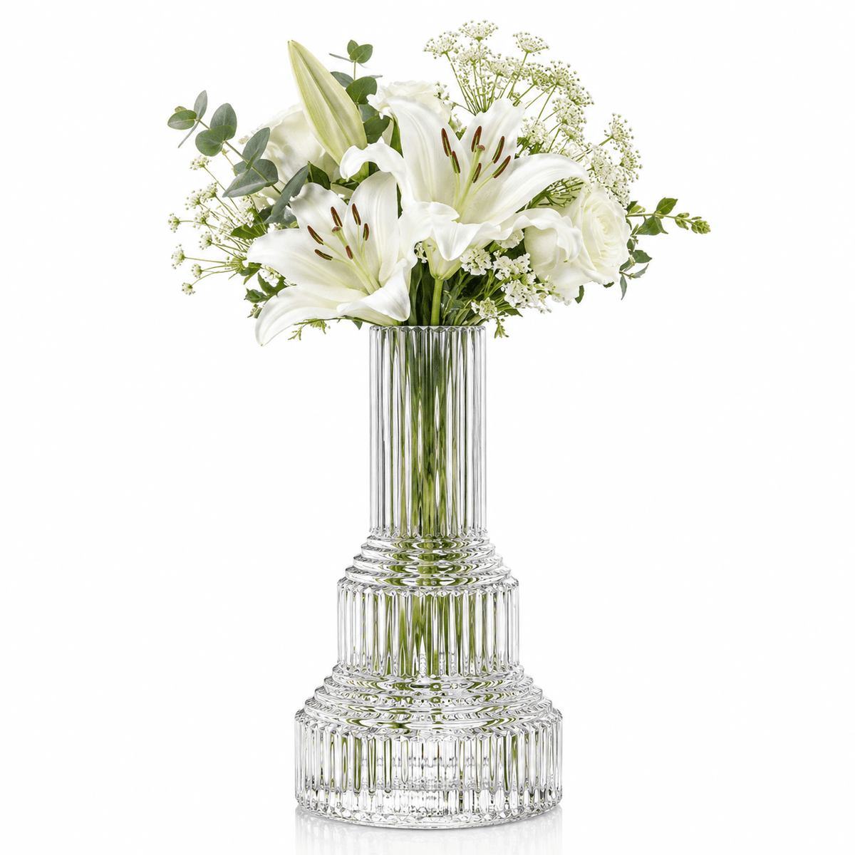 Kosta Boda Pavilion Vase Clear Small Crystal Home Decor Gift Kosta Boda - Crystal House